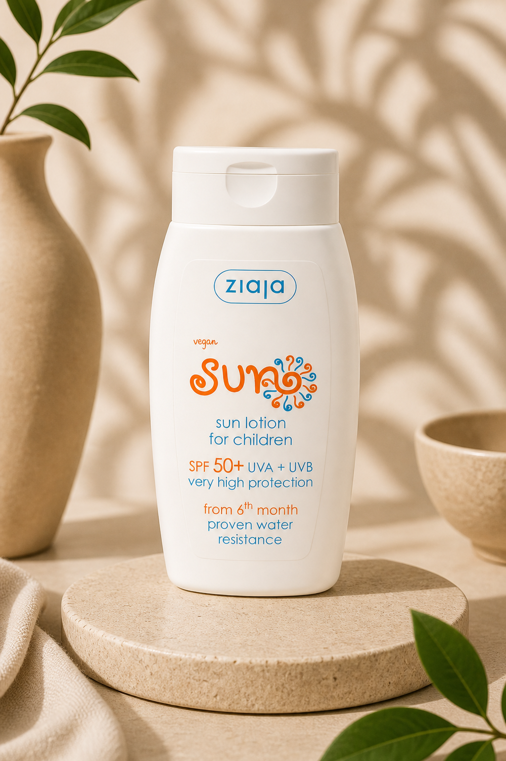 Loción Solar Resistente al Agua Para Niños SPF50