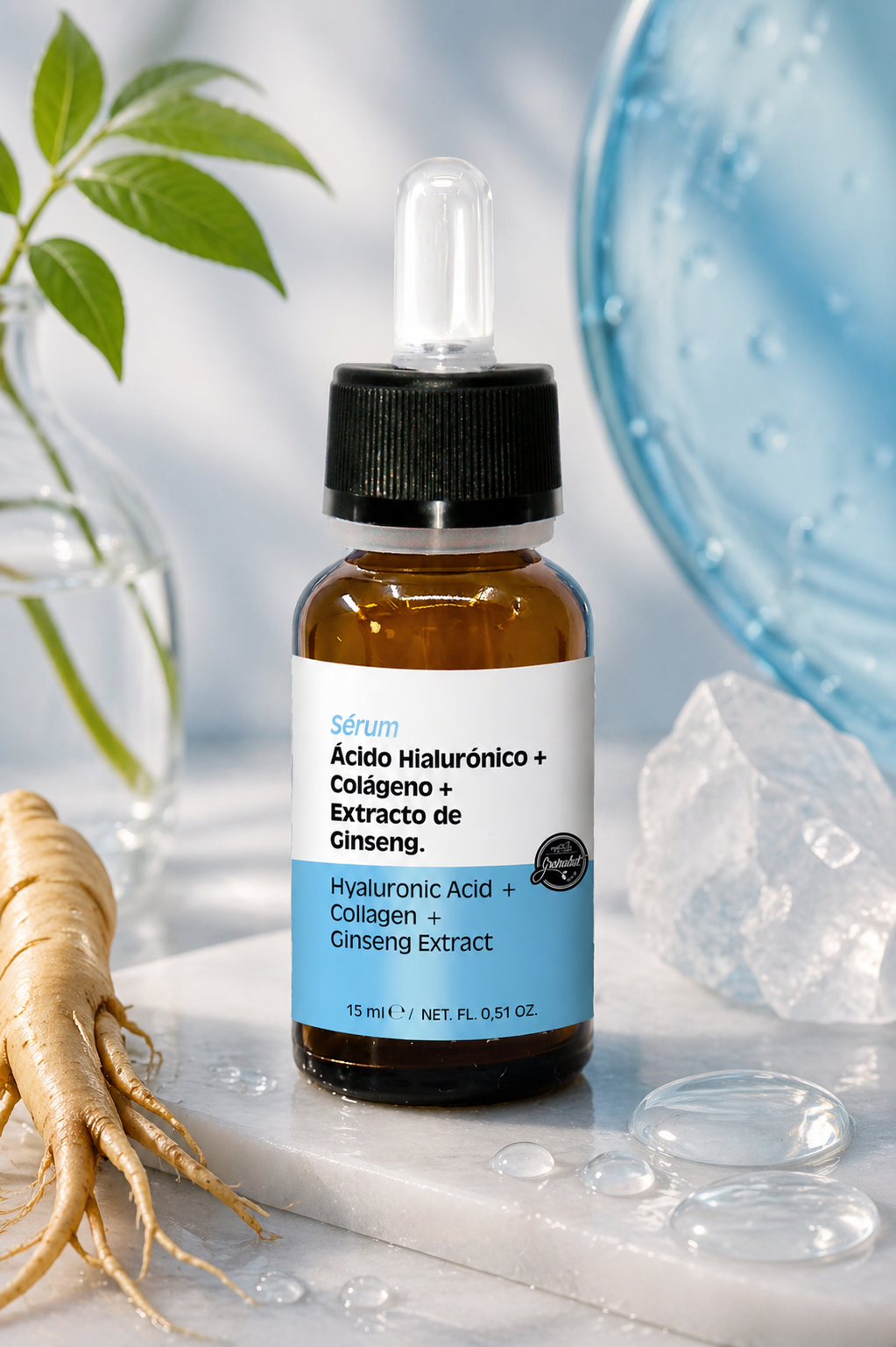 Sérum Alisar Hialuronico+Colageno+Ginseng 15 ML