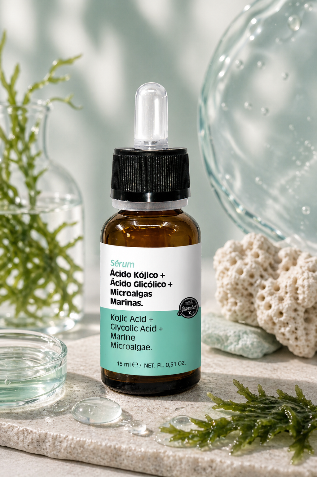Sérum Unificar Kojico+Glicolico+Microalgas 15 ML